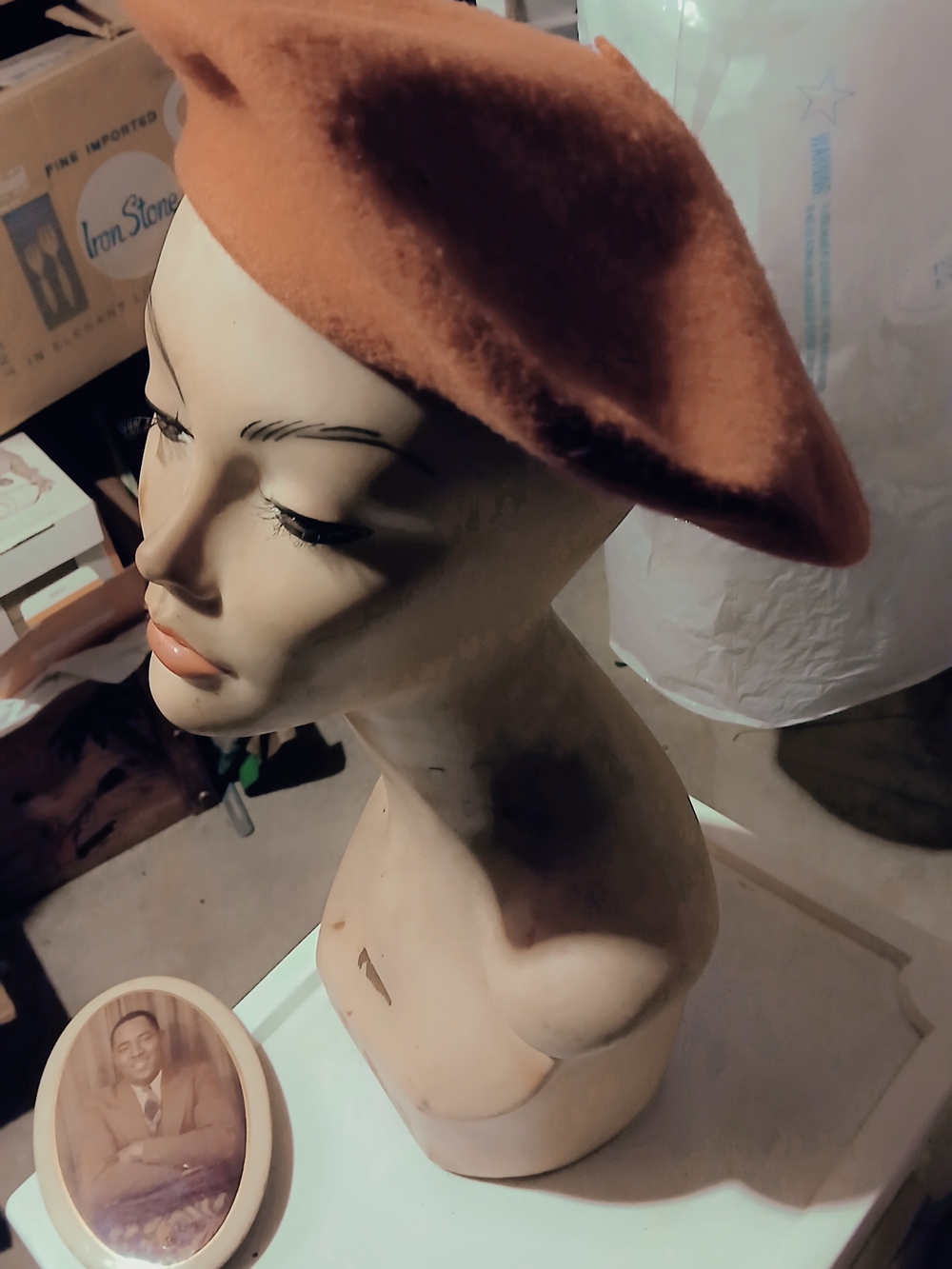 Basque Rust Brown Wool Beret